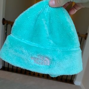 North face green hat